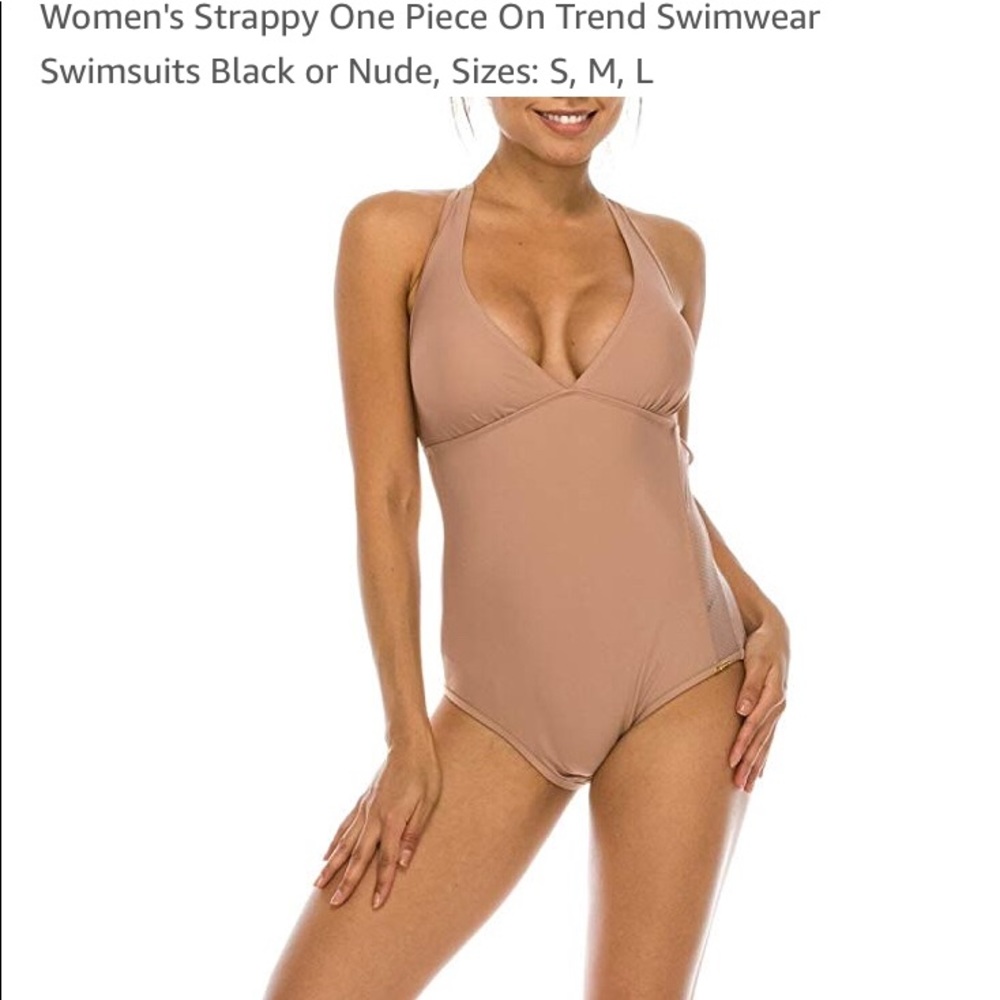 One piece swimsuit sexy beautiful nude